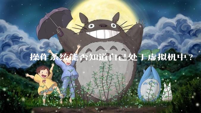 操作系统能否知道自己处于虚拟机中?