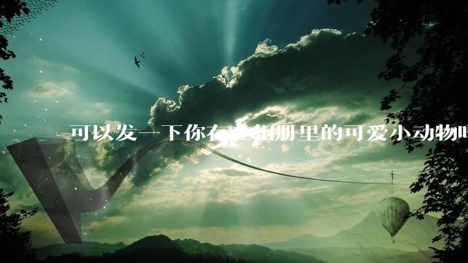 可以发一下你存在相册里的可爱小动物吗？