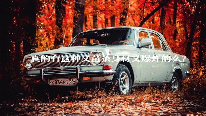 真的有这种又苗条身材又爆炸的么？